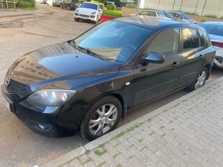 2007 Mazda 3 I (BK) Рестайлинг, чёрный, 600000 рублей, вид 1
