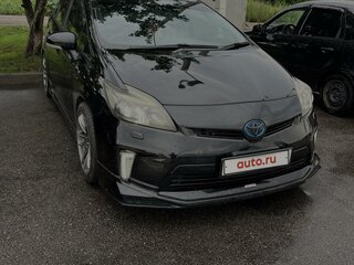 2012 Toyota Prius III Рестайлинг (XW30), чёрный, 1450000 рублей, вид 1