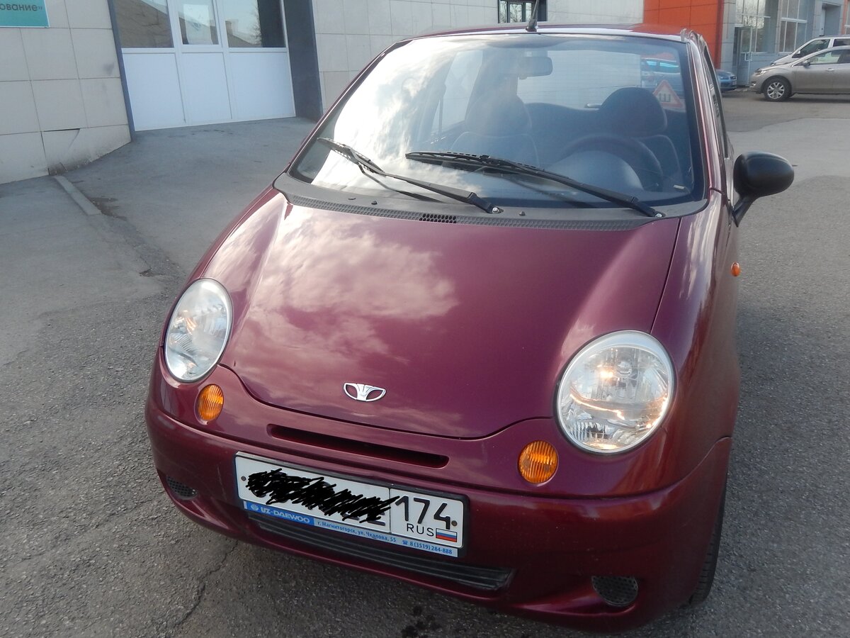 Daewoo Matiz пурпур