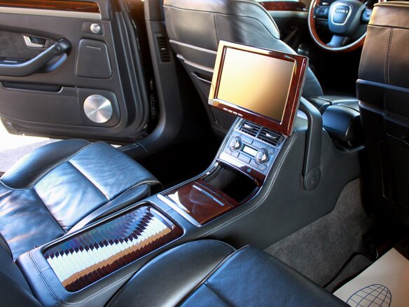 2006 Audi A8 II (D3) Рестайлинг, чёрный - вид 12