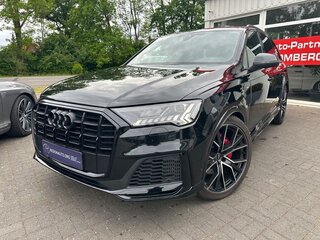 2022 Audi Q7 45 TDI II (4M) Рестайлинг, чёрный, 6700000 рублей, вид 1