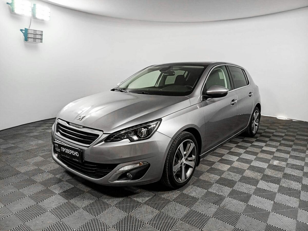 Купить б/у Peugeot 308 II 1.6 AT (150 л.с.) бензин автомат в Уфе: серый ...