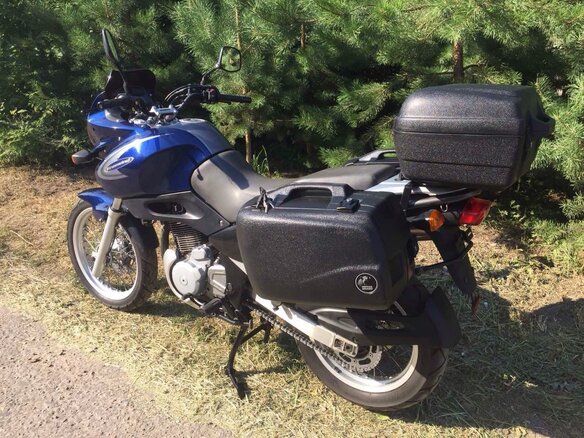 2000 Suzuki XF 650 Freewind, синий - вид 4