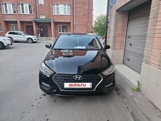 2018 Hyundai Solaris II, чёрный, 1420000 рублей, вид 1