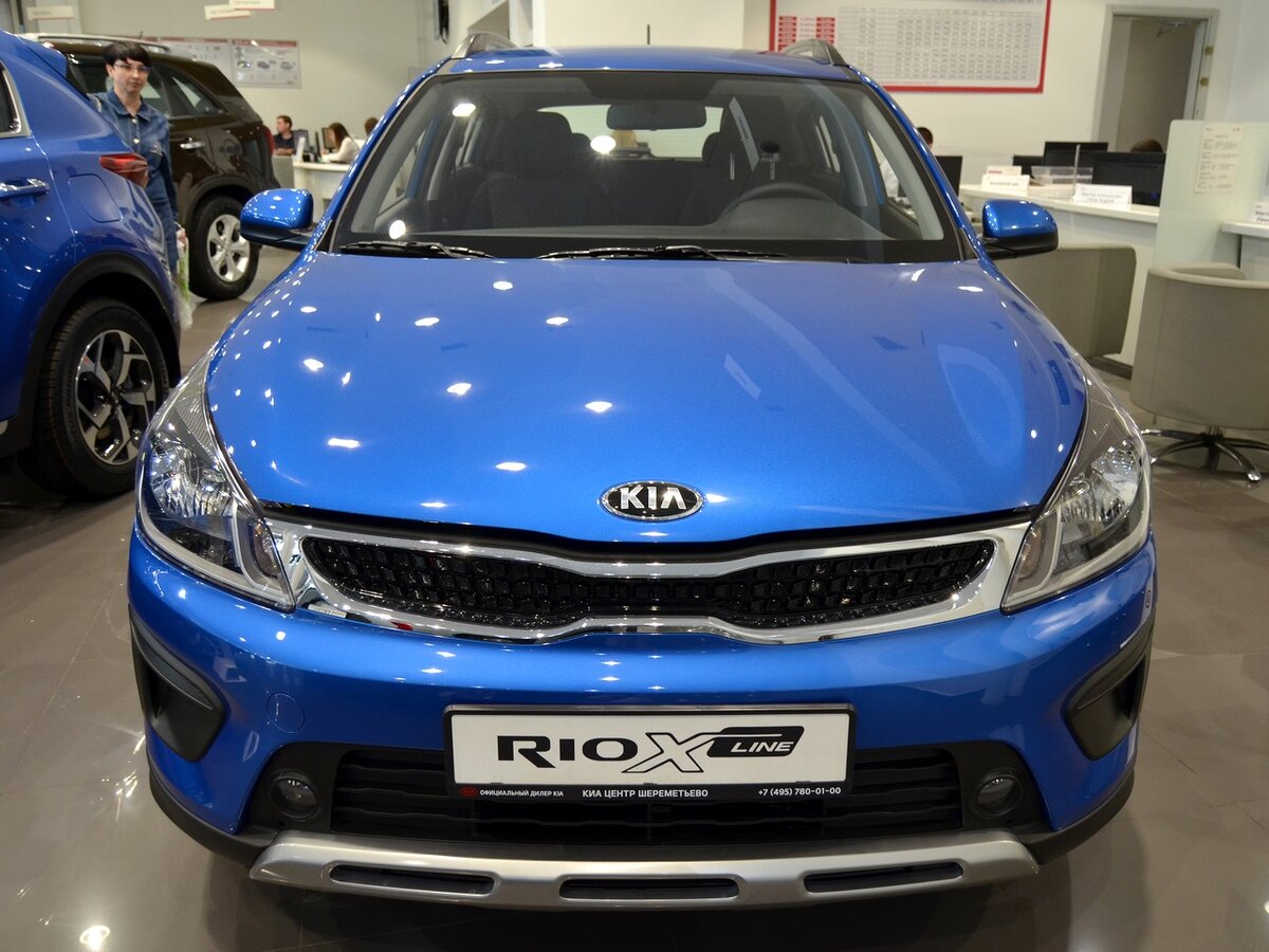 Kia Rio x line синий
