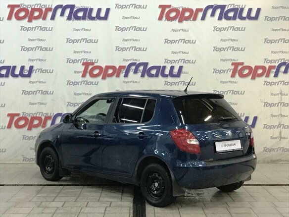 2012 Skoda Fabia II Рестайлинг, синий - вид 6