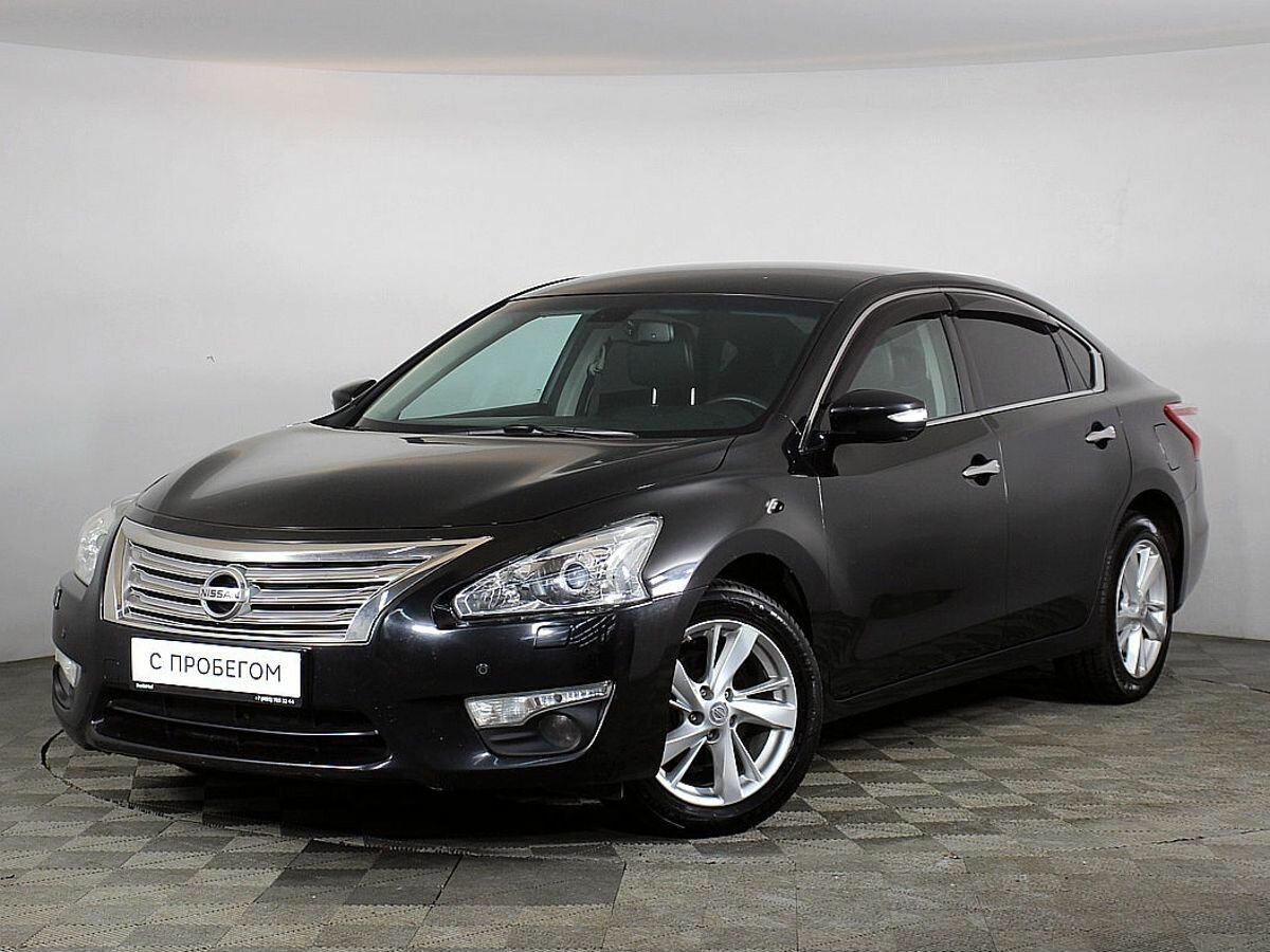 Купить б/у Nissan Teana III 2.5 CVT (173 л.с.) бензин вариатор в Химках: чёрный 