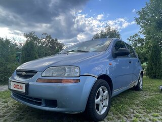 2004 Chevrolet Aveo I, синий, 180000 рублей, вид 1