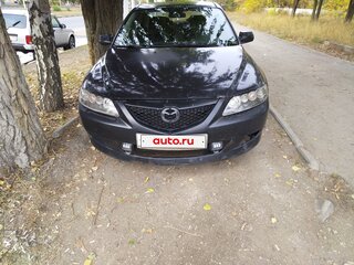 2004 Mazda 6 I (GG), чёрный, 350000 рублей, вид 1