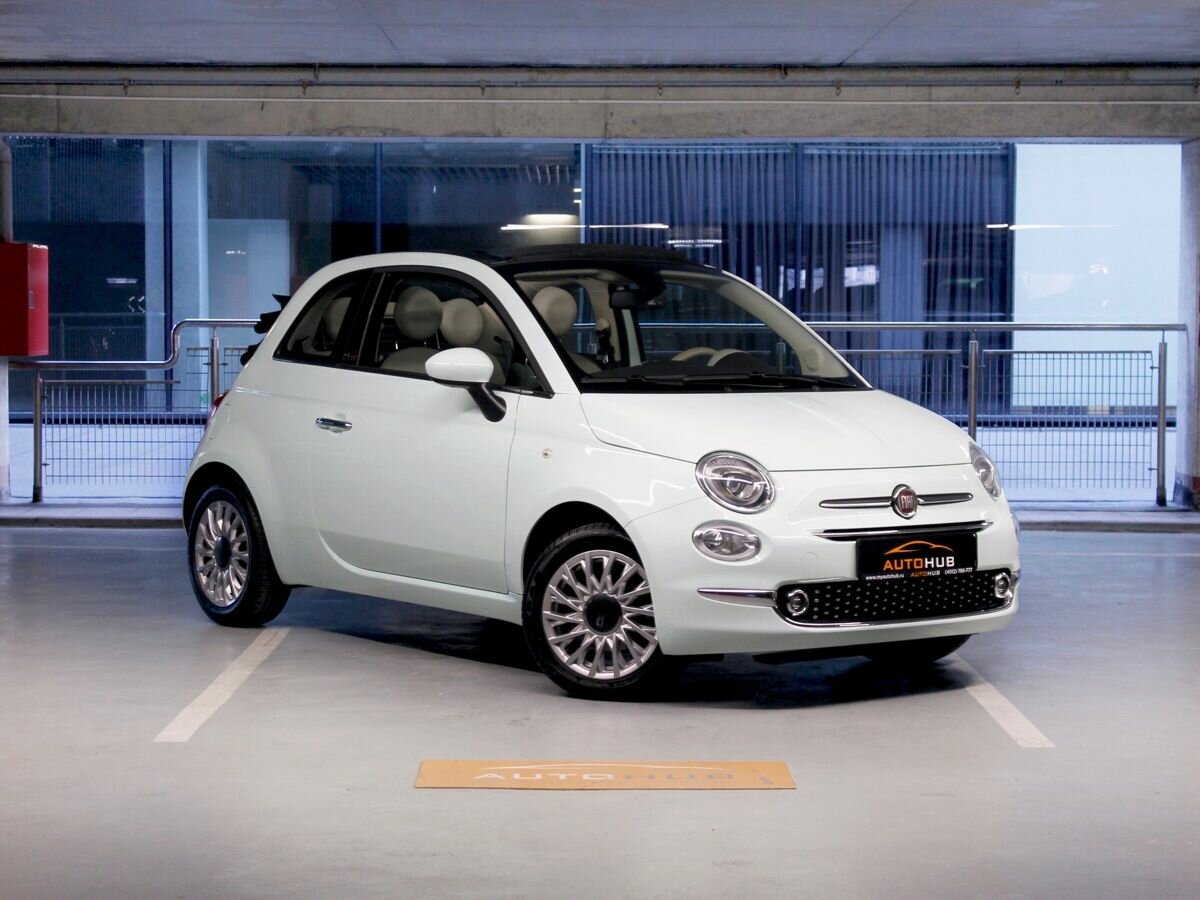 Купить б/у Fiat 500 II Рестайлинг 1.2 AMT (69 л.с.) бензин робот в ...