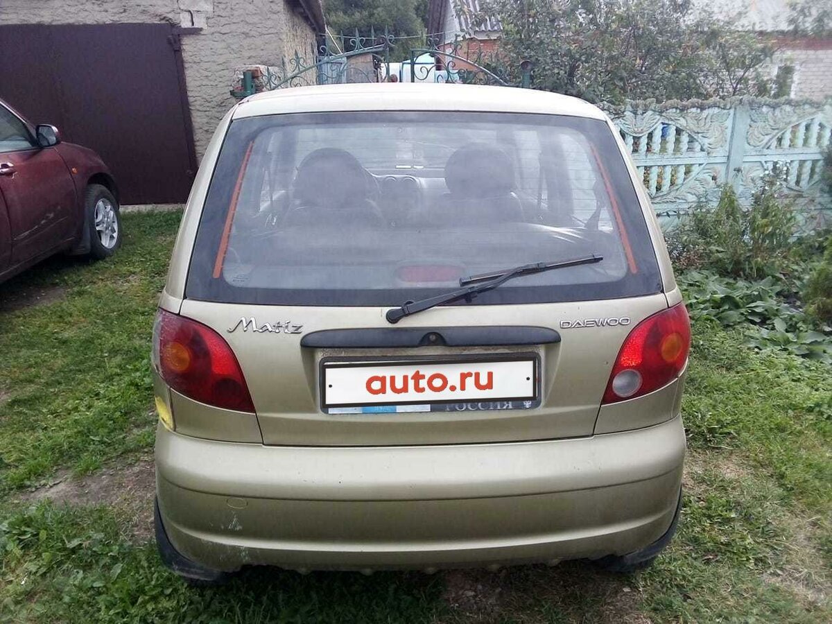 Дэу матиз золотистый