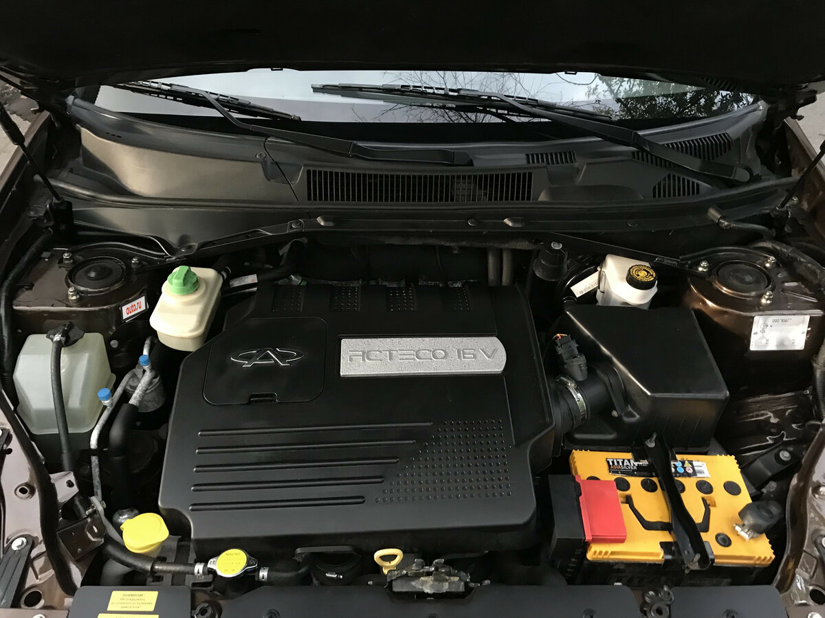 Купить б/у CHERY Tiggo (T11) I 1.6 MT (119 л.с.) бензин механика в Ряжске: синий