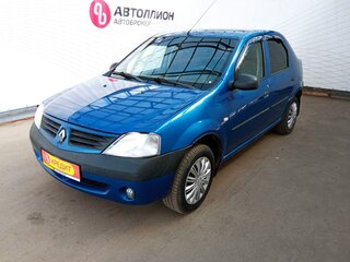 2007 Renault Logan I, синий, 274900 рублей, вид 1