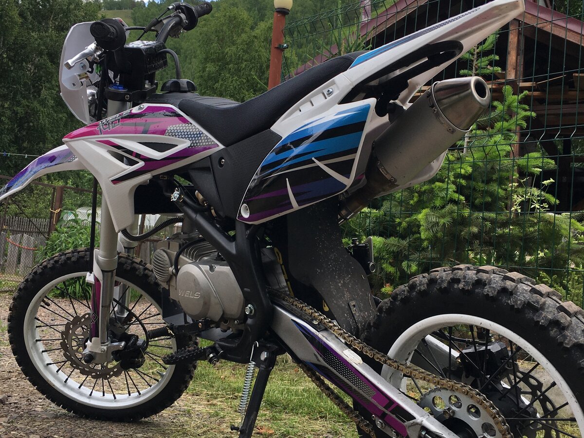 Купить б/у Wels CRF 140 карбюратор 4 передачи в Красноярске: белый ...