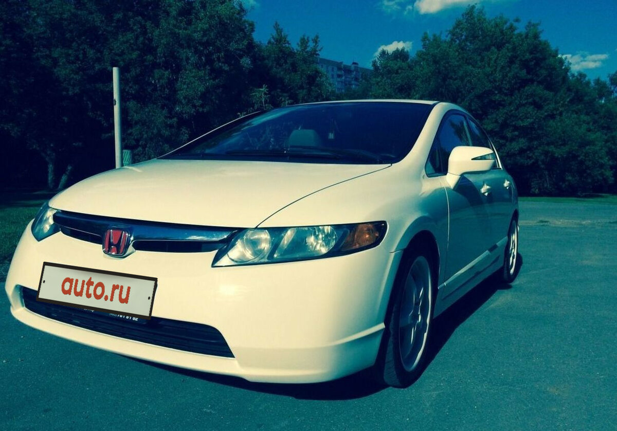 Honda Civic 2008 Р±РµР»С‹Р№