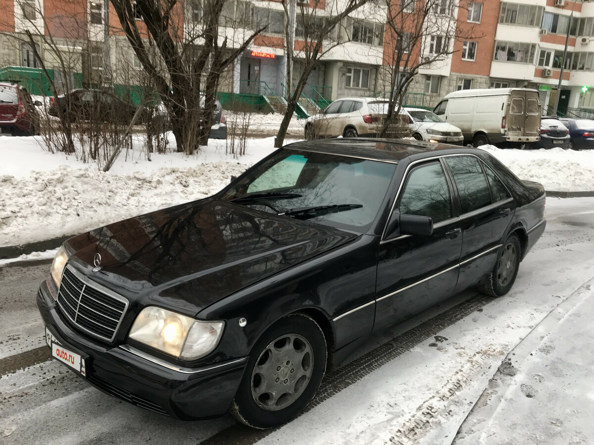 Mercedes w140 черный