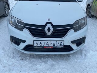 2021 Renault Logan II Рестайлинг, белый, 422370 рублей, вид 1