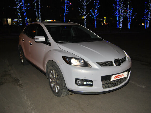 2008 Mazda CX-7 I, белый - вид 4