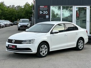 2015 Volkswagen Jetta VI Рестайлинг, белый, 1059000 рублей, вид 1