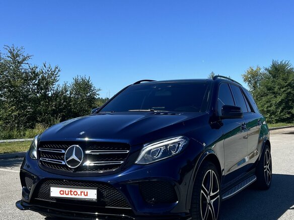 2015 Mercedes-Benz GLE 400 I (W166), синий, 3700000 рублей - вид 1