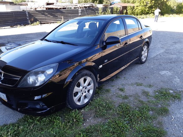 2007 Opel Vectra C Рестайлинг, чёрный