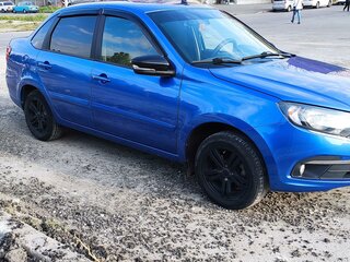 2019 Lada (ВАЗ) Granta I Рестайлинг, синий, 680000 рублей, вид 1