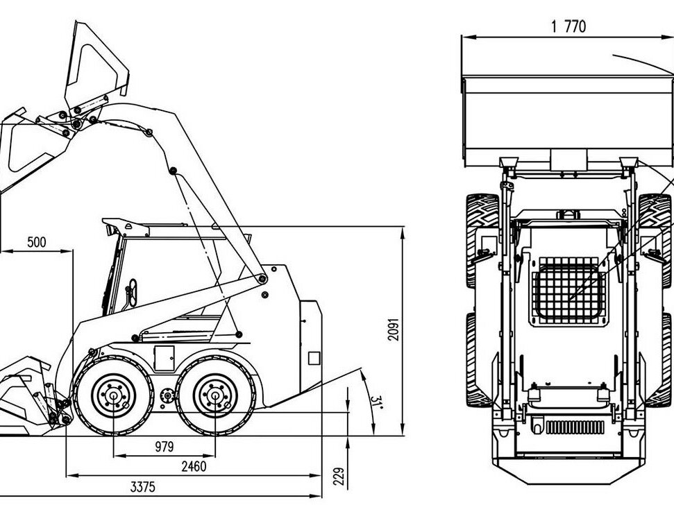 Самоходный минипогрузчик чертежи деталей 70hp Power Skid Steer Loaders / S595 S630 S560 S740 Skid-steer Loader Buy Mini