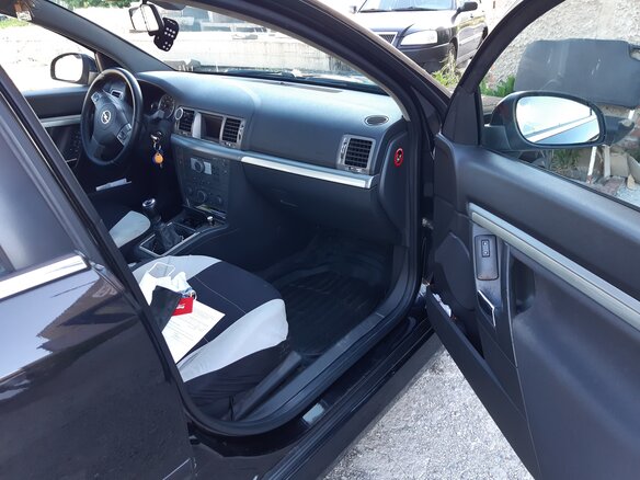 2007 Opel Vectra C Рестайлинг, чёрный - вид 4