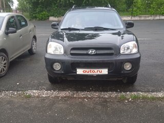 2005 Hyundai Santa Fe I, чёрный, 490000 рублей, вид 1