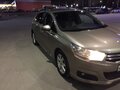 2013 Citroen C4 II, золотистый - вид 1