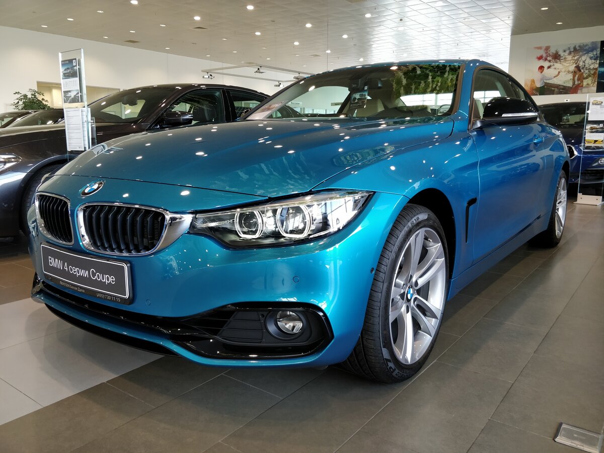 BMW 420d XDRIVE синяя