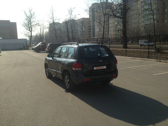 2008 Hyundai Santa Fe, серый - вид 2