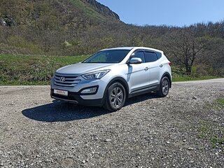2014 Hyundai Santa Fe III, серебристый, 1900000 рублей, вид 1