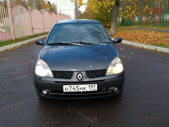 2005 Renault Symbol I Рестайлинг, серый - вид 1