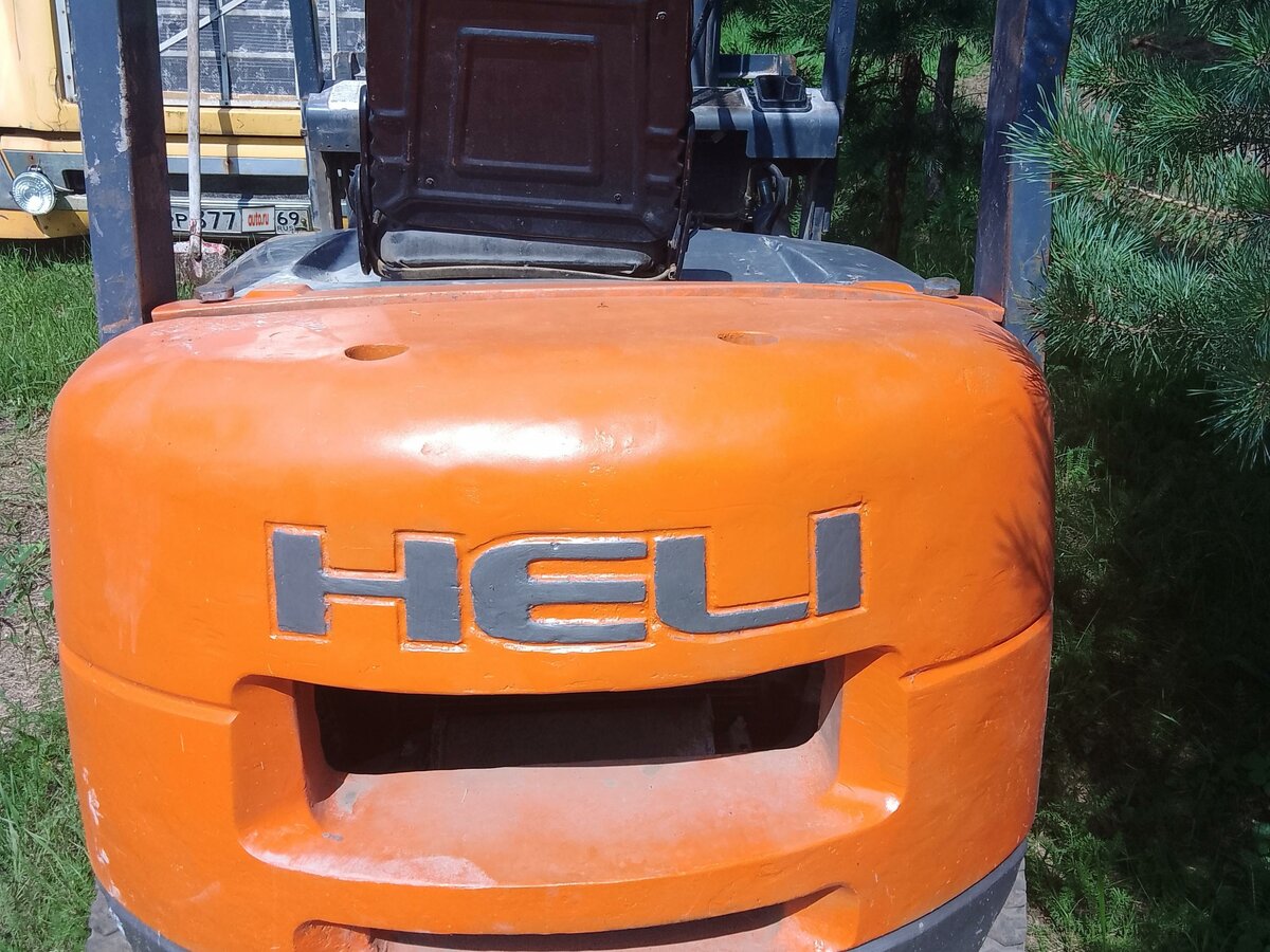 Купить б/у Heli CPQD15 в Твери: оранжевый вилочный автопогрузчик 2007 ...