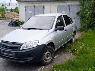2013 Lada (ВАЗ) Granta I, серебристый, 410000 рублей, вид 1