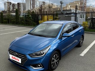 2018 Hyundai Solaris II, синий, 1700000 рублей, вид 1
