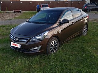 2014 Hyundai Solaris I Рестайлинг, коричневый, 640000 рублей, вид 1