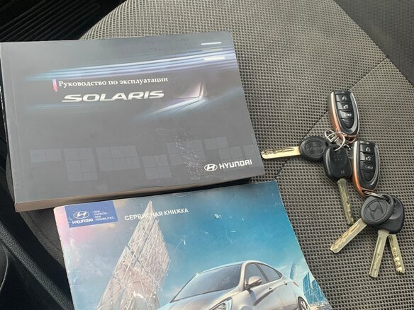 2012 Hyundai Solaris I, чёрный, 500000 рублей - вид 13
