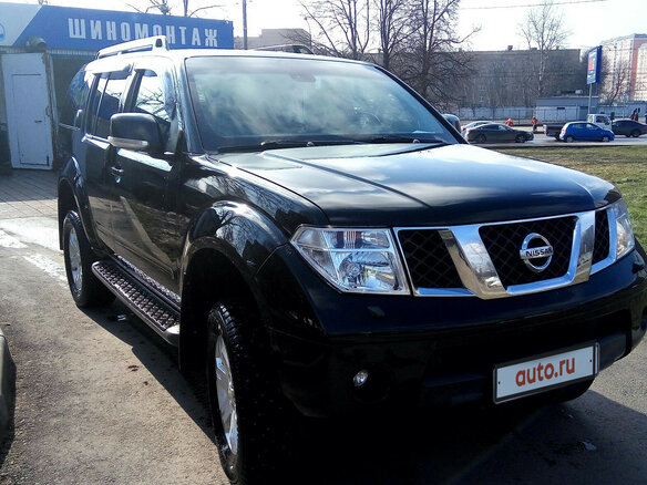 2008 Nissan Pathfinder III, чёрный - вид 2