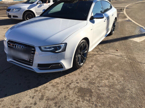 2012 Audi S5 I (8T) Рестайлинг, белый