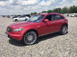 2007 Infiniti FX35 I (S50) Рестайлинг, красный, 900000 рублей, вид 1