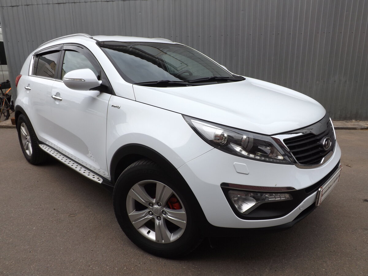 Kia Sportage 2012 белая