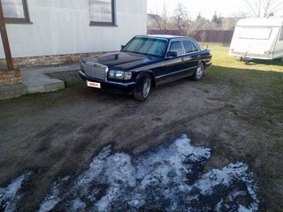 1985 Mercedes-Benz S-Класс 300 II (W126) Рестайлинг, синий, 500000 рублей, вид 2