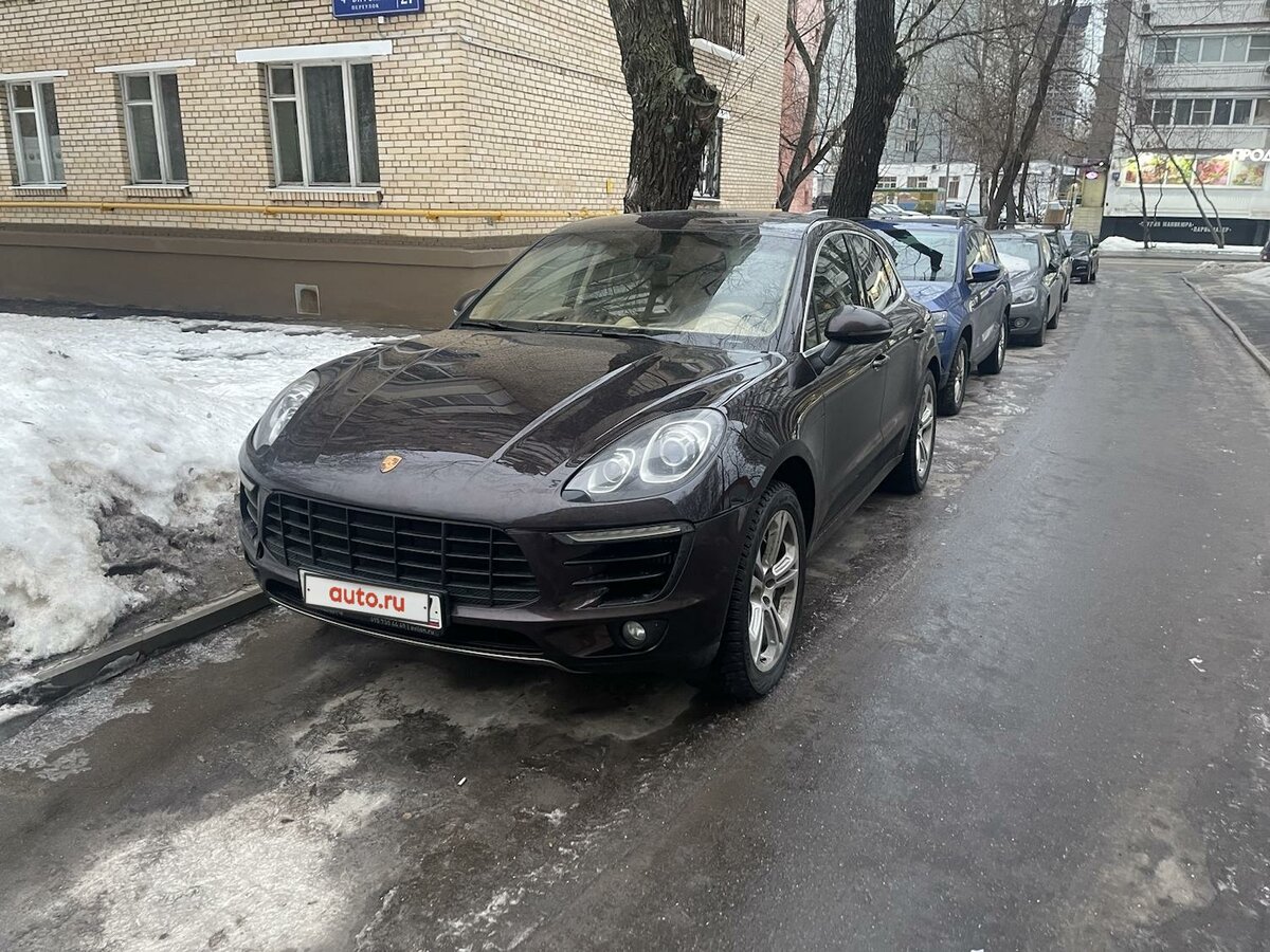 Порше макан коричневый