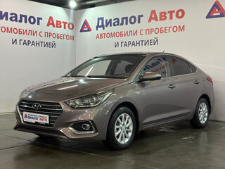 2018 Hyundai Solaris II, коричневый, 1099874 рублей, вид 1
