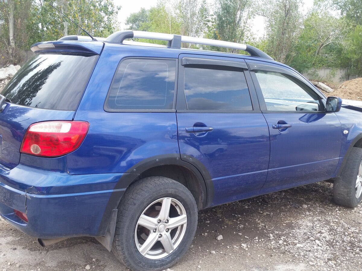 Купить б/у Mitsubishi Outlander I 2.4 MT (160 л.с.) 4WD бензин механика в Тольятти: серый ...