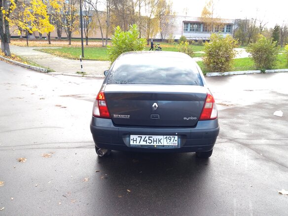 2005 Renault Symbol I Рестайлинг, серый - вид 4