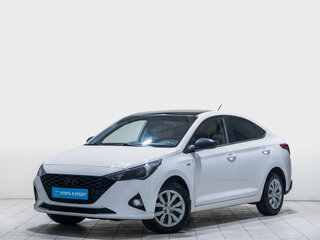 2021 Hyundai Solaris II Рестайлинг, белый, 1589000 рублей, вид 1