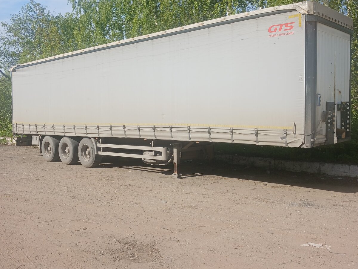 Купить б/у Koluman Полуприцеп шторный в Саранске: серый полуприцеп ...